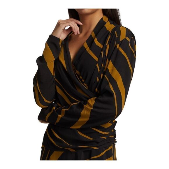 Proenza Schouler Crepe De Chine Twist Midi Dress Size 6 NWT - Picture 6 of 9